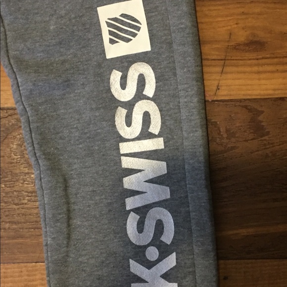 K-SWISS Gray joggers (xs) new - Picture 5 of 8